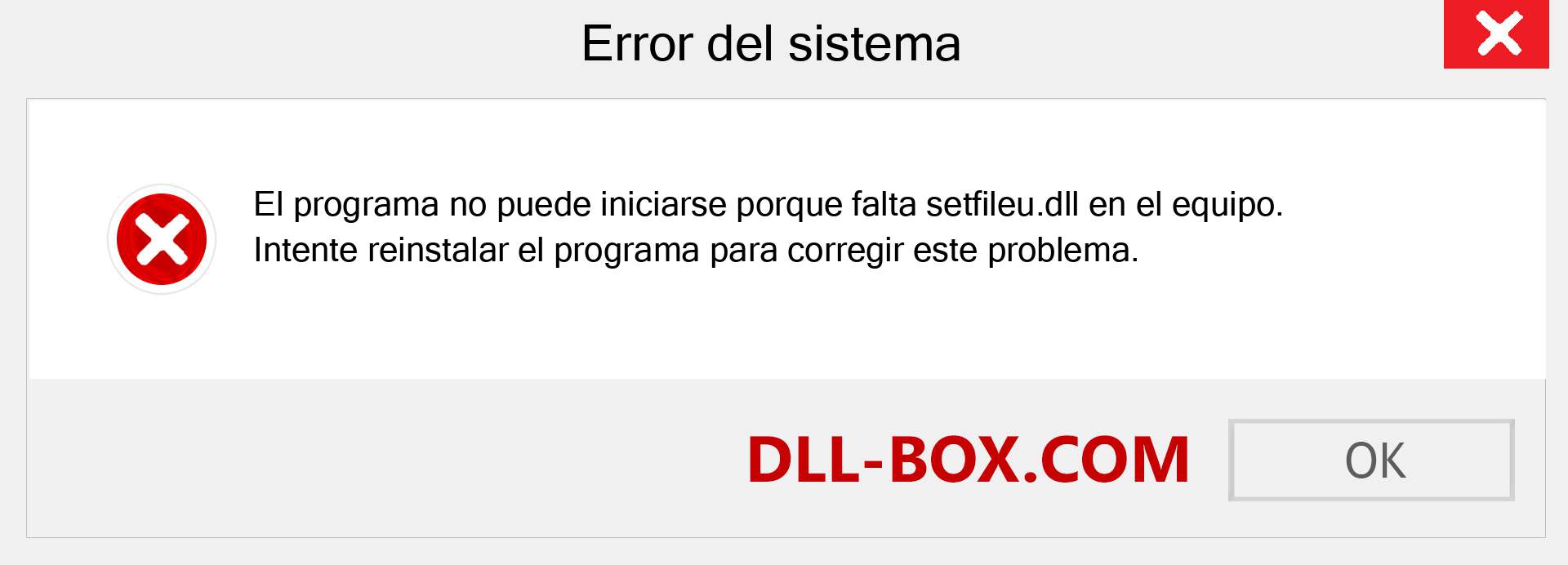 ¿Falta el archivo setfileu.dll ?. Descargar para Windows 7, 8, 10 - Corregir setfileu dll Missing Error en Windows, fotos, imágenes